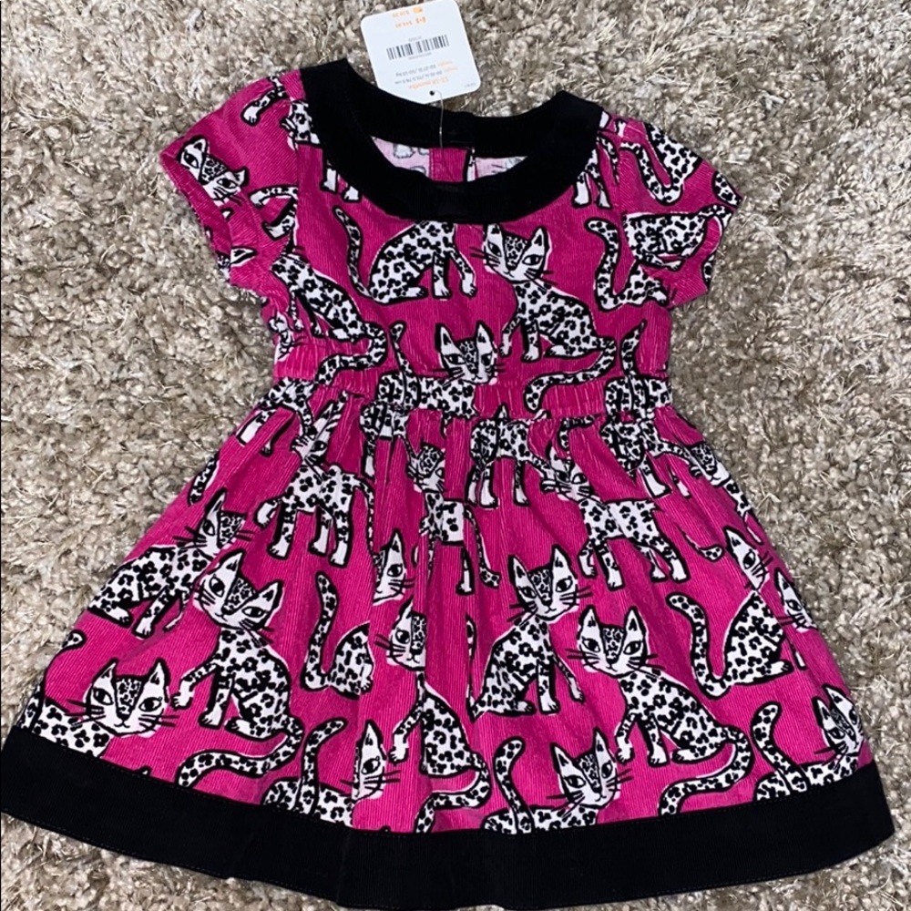 Purple cat dress